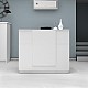 Γραφείο υποδοχής - reception Gemini Megapap χρώμα λευκό 150x70x110εκ. Γραφείο υποδοχής - reception Gemini Megapap χρώμα λευκό 150x70x110εκ.