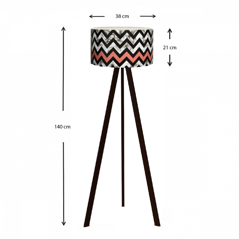 Φωτιστικό δαπέδου Rosling Megapap Mdf/ύφασμα Pvc χρώμα μαύρο/πολύχρωμο 38x38x140εκ. Φωτιστικό δαπέδου Rosling Megapap Mdf/ύφασμα Pvc χρώμα μαύρο/πολύχρωμο 38x38x140εκ.