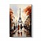 Πίνακας σε καμβά "Autumn in Paris" Megapap ψηφιακής εκτύπωσης 70x100x3εκ.