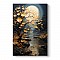 Πίνακας σε καμβά "Dance of Flowers in Moonlight" Megapap ψηφιακής εκτύπωσης 60x90x3εκ.