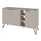 Μπουφές Clara Megapap χρώμα sandstone 142x35,6x83εκ.