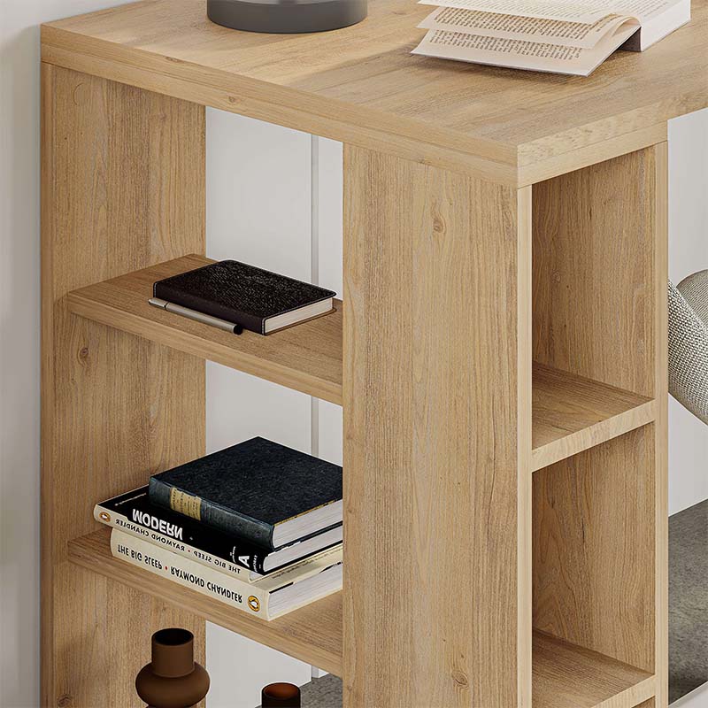 Γραφείο εργασίας Colmar Megapap από μελαμίνη χρώμα sapphire oak 140x60x75εκ Γραφείο εργασίας Colmar Megapap από μελαμίνη χρώμα sapphire oak 140x60x75εκ