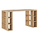Γραφείο εργασίας Colmar Megapap από μελαμίνη χρώμα sapphire oak 140x60x75εκ Γραφείο εργασίας Colmar Megapap από μελαμίνη χρώμα sapphire oak 140x60x75εκ