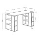 Γραφείο εργασίας Colmar Megapap από μελαμίνη χρώμα sapphire oak 140x60x75εκ Γραφείο εργασίας Colmar Megapap από μελαμίνη χρώμα sapphire oak 140x60x75εκ