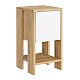 Κομοδίνο Ema Megapap χρώμα sapphire oak - λευκό 30x30x55εκ. Κομοδίνο Ema Megapap χρώμα sapphire oak - λευκό 30x30x55εκ.