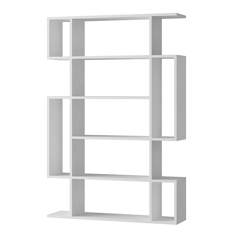 Βιβλιοθήκη Mito Megapap χρώμα λευκό 108x25x161εκ. Βιβλιοθήκη Mito Megapap χρώμα λευκό 108x25x161εκ.