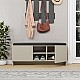 Παπουτσοθήκη Zulla Megapap χρώμα sandstone 110x37x43εκ. Παπουτσοθήκη Zulla Megapap χρώμα sandstone 110x37x43εκ.