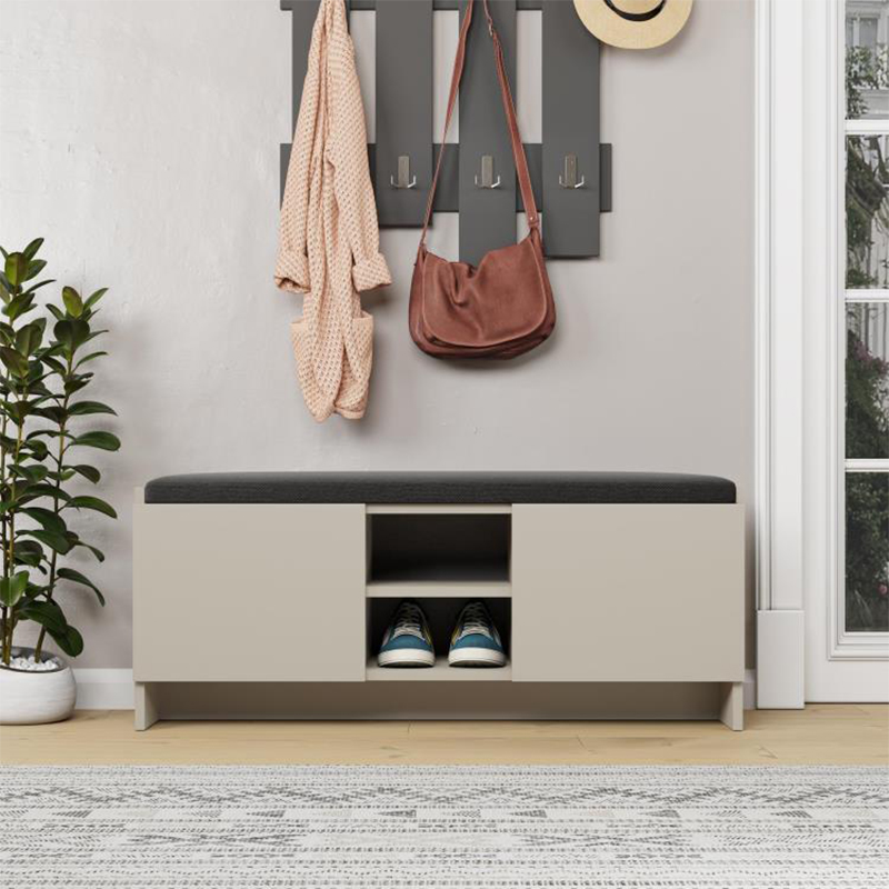 Παπουτσοθήκη Zulla Megapap χρώμα sandstone 110x37x43εκ. Παπουτσοθήκη Zulla Megapap χρώμα sandstone 110x37x43εκ.