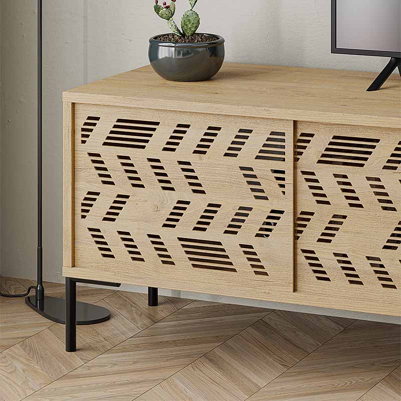 Έπιπλο τηλεόρασης Dionysos Megapap χρώμα φυσικό οξιάς 170x45x48,6εκ. Έπιπλο τηλεόρασης Dionysos Megapap χρώμα φυσικό οξιάς 170x45x48,6εκ.