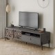 Έπιπλο τηλεόρασης Dionysos Megapap χρώμα γκρι ρετρό 170x45x48,6εκ. Έπιπλο τηλεόρασης Dionysos Megapap χρώμα γκρι ρετρό 170x45x48,6εκ.