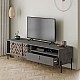 Έπιπλο τηλεόρασης Dionysos Megapap χρώμα γκρι ρετρό 170x45x48,6εκ. Έπιπλο τηλεόρασης Dionysos Megapap χρώμα γκρι ρετρό 170x45x48,6εκ.