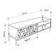 Έπιπλο τηλεόρασης Dionysos Megapap χρώμα γκρι ρετρό 170x45x48,6εκ. Έπιπλο τηλεόρασης Dionysos Megapap χρώμα γκρι ρετρό 170x45x48,6εκ.