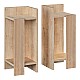 Κομοδίνο μελαμίνης Elos Megapap σετ 2 τεμαχίων χρώμα sapphire oak 25x27x60εκ. Κομοδίνο μελαμίνης Elos Megapap σετ 2 τεμαχίων χρώμα sapphire oak 25x27x60εκ.