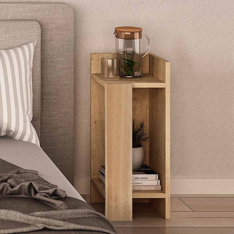 Κομοδίνο μελαμίνης Elos Megapap σετ 2 τεμαχίων χρώμα sapphire oak 25x27x60εκ. Κομοδίνο μελαμίνης Elos Megapap σετ 2 τεμαχίων χρώμα sapphire oak 25x27x60εκ.