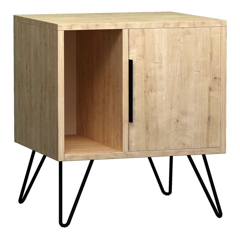 Κομοδίνο Glynn Megapap χρώμα φυσικό οξιάς 50,2x44,6x60εκ. Κομοδίνο Glynn Megapap χρώμα φυσικό οξιάς 50,2x44,6x60εκ.