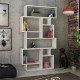 Βιβλιοθήκη Karmato Megapap χρώμα λευκό 96x25,5x168,5εκ. Βιβλιοθήκη Karmato Megapap χρώμα λευκό 96x25,5x168,5εκ.