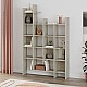 Βιβλιοθήκη Manco Megapap χρώμα travertine 122x25,5x188εκ. Βιβλιοθήκη Manco Megapap χρώμα travertine 122x25,5x188εκ.