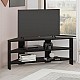Έπιπλο τηλεόρασης γωνιακό Thales Megapap χρώμα black wood 110x36x45εκ.