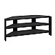 Έπιπλο τηλεόρασης γωνιακό Thales Megapap χρώμα black wood 110x36x45εκ.