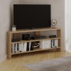 Έπιπλο τηλεόρασης γωνιακό Thales Megapap χρώμα sapphire oak 110x36x45εκ.