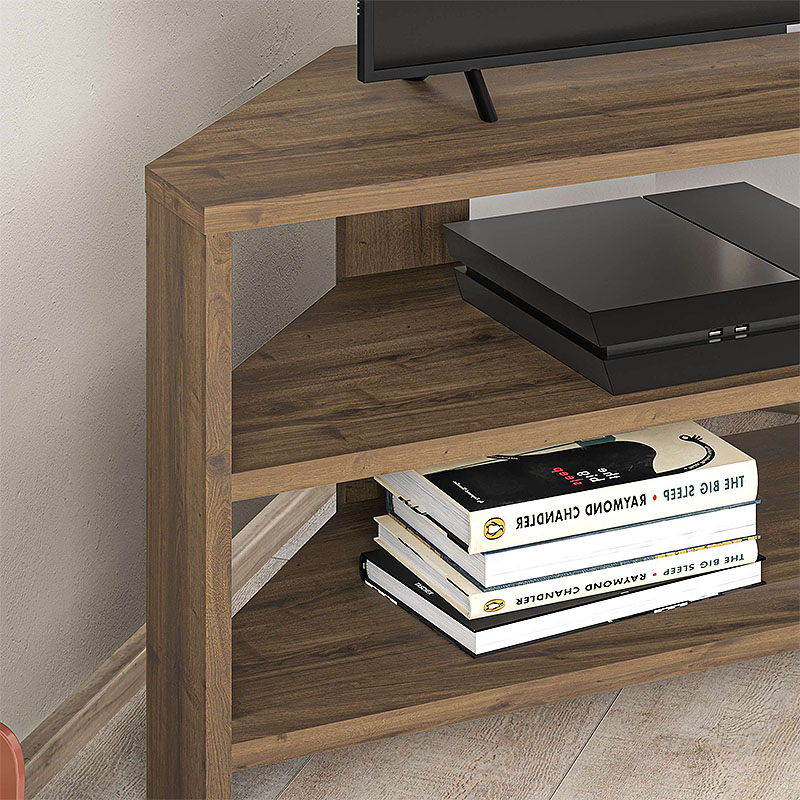 Έπιπλο τηλεόρασης γωνιακό Thales Megapap χρώμα ανοιχτό καρυδί 110x36x45εκ. Έπιπλο τηλεόρασης γωνιακό Thales Megapap χρώμα ανοιχτό καρυδί 110x36x45εκ.