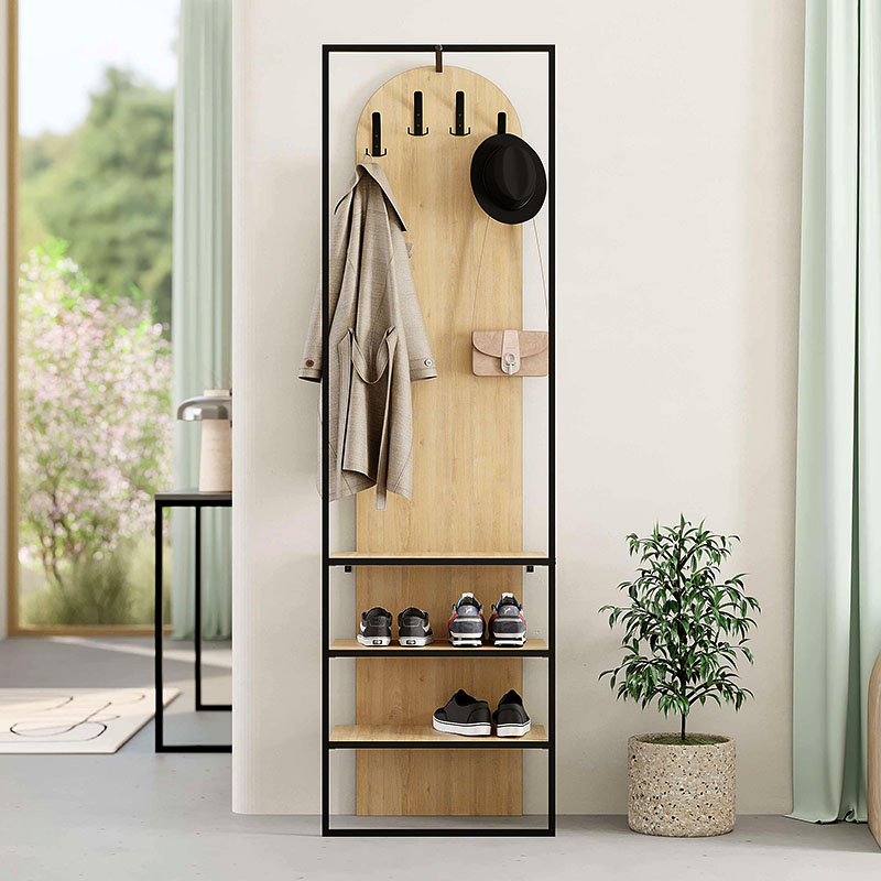 Έπιπλο εισόδου Archy Megapap χρώμα sapphire oak 53x31,7x180εκ. Έπιπλο εισόδου Archy Megapap χρώμα sapphire oak 53x31,7x180εκ.