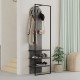 Έπιπλο εισόδου Archy Megapap χρώμα γκρι ρετρό 53x31,7x180εκ. Έπιπλο εισόδου Archy Megapap χρώμα γκρι ρετρό 53x31,7x180εκ.
