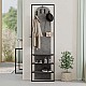 Έπιπλο εισόδου Archy Megapap χρώμα γκρι ρετρό 53x31,7x180εκ. Έπιπλο εισόδου Archy Megapap χρώμα γκρι ρετρό 53x31,7x180εκ.