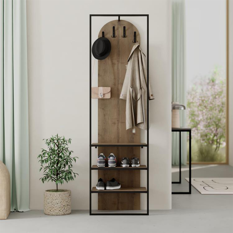 Έπιπλο εισόδου Archy Megapap χρώμα ανοιχτό καρυδί 53x31,7x180εκ. Έπιπλο εισόδου Archy Megapap χρώμα ανοιχτό καρυδί 53x31,7x180εκ.