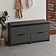Παπουτσοθήκη Cove Megapap χρώμα ανθρακί 106x34x51,5εκ. Παπουτσοθήκη Cove Megapap χρώμα ανθρακί 106x34x51,5εκ.
