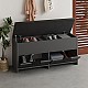 Παπουτσοθήκη Cove Megapap χρώμα ανθρακί 106x34x51,5εκ. Παπουτσοθήκη Cove Megapap χρώμα ανθρακί 106x34x51,5εκ.