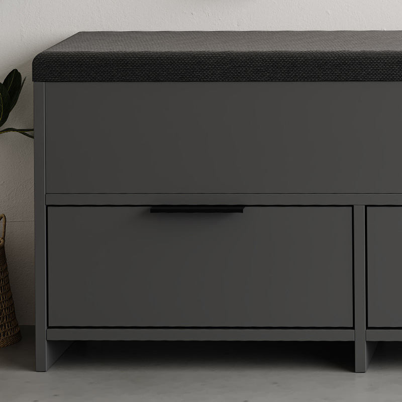 Παπουτσοθήκη Cove Megapap χρώμα ανθρακί 106x34x51,5εκ. Παπουτσοθήκη Cove Megapap χρώμα ανθρακί 106x34x51,5εκ.