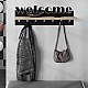 Κρεμάστρα τοίχου Welcome Megapap χρώμα μαύρο - sapphire oak 86x15,2x29εκ. Κρεμάστρα τοίχου Welcome Megapap χρώμα μαύρο - sapphire oak 86x15,2x29εκ.