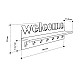 Κρεμάστρα τοίχου Welcome Megapap χρώμα μαύρο - sapphire oak 86x15,2x29εκ. Κρεμάστρα τοίχου Welcome Megapap χρώμα μαύρο - sapphire oak 86x15,2x29εκ.