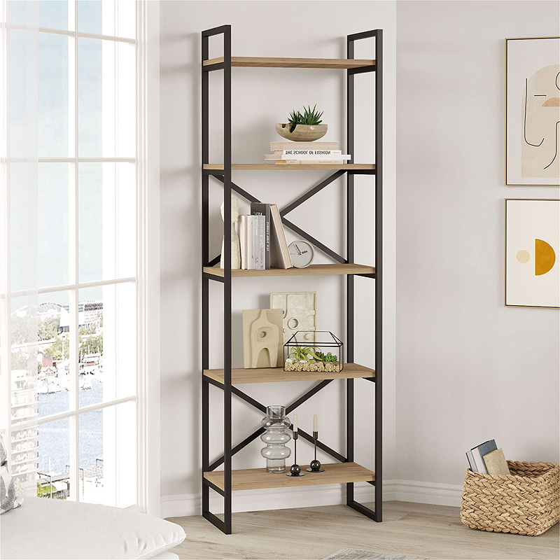 Βιβλιοθήκη Dusan Megapap χρώμα sepet oak 58x30x175εκ. Βιβλιοθήκη Dusan Megapap χρώμα sepet oak 58x30x175εκ.