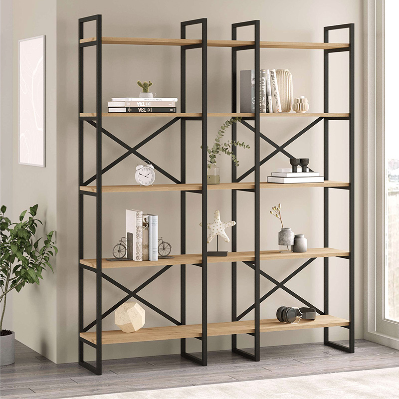 Βιβλιοθήκη Dusan Megapap χρώμα sepet oak 143,5x30x175εκ. Βιβλιοθήκη Dusan Megapap χρώμα sepet oak 143,5x30x175εκ.