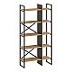 Βιβλιοθήκη Detroit Megapap χρώμα sapphire oak - silky black 87,5x35,2x175εκ. Βιβλιοθήκη Detroit Megapap χρώμα sapphire oak - silky black 87,5x35,2x175εκ.