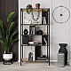 Βιβλιοθήκη Midi Megapap χρώμα sapphire oak - silky black 88x35x175εκ. Βιβλιοθήκη Midi Megapap χρώμα sapphire oak - silky black 88x35x175εκ.