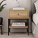 Κομοδίνο Lisa Megapap χρώμα saphhire oak 45x35x56εκ. Κομοδίνο Lisa Megapap χρώμα saphhire oak 45x35x56εκ.