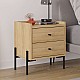 Κομοδίνο Malta Megapap χρώμα saphhire oak 49x35x52εκ. Κομοδίνο Malta Megapap χρώμα saphhire oak 49x35x52εκ.