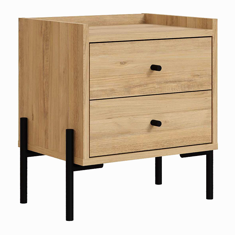 Κομοδίνο Malta Megapap χρώμα saphhire oak 49x35x52εκ. Κομοδίνο Malta Megapap χρώμα saphhire oak 49x35x52εκ.