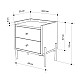 Κομοδίνο Malta Megapap χρώμα saphhire oak 49x35x52εκ. Κομοδίνο Malta Megapap χρώμα saphhire oak 49x35x52εκ.