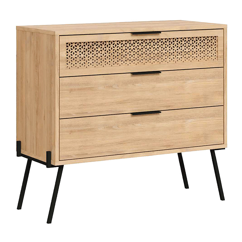Συρταριέρα Naive Megapap χρώμα sapphire oak 93,1x40x83,1εκ. Συρταριέρα Naive Megapap χρώμα sapphire oak 93,1x40x83,1εκ.