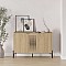 Μπουφές Naive Megapap χρώμα sapphire oak 126x40x80εκ.