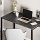 Γραφείο εργασίας Inna Megapap χρώμα γκρι ρετρό - silky black 110x60x75εκ. Γραφείο εργασίας Inna Megapap χρώμα γκρι ρετρό - silky black 110x60x75εκ.