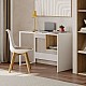 Γραφείο εργασίας Cubo Megapap χρώμα λευκό - sapphire oak 110x50x75εκ. Γραφείο εργασίας Cubo Megapap χρώμα λευκό - sapphire oak 110x50x75εκ.