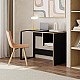 Γραφείο εργασίας Cubo Megapap χρώμα black wood 110x50x75εκ. Γραφείο εργασίας Cubo Megapap χρώμα black wood 110x50x75εκ.
