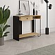 Κονσόλα Sirius Megapap χρώμα sapphire oak - silky black 100x35x79εκ. Κονσόλα Sirius Megapap χρώμα sapphire oak - silky black 100x35x79εκ.