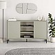 Μπουφές Frem Megapap χρώμα ash green 150x40x81εκ. Μπουφές Frem Megapap χρώμα ash green 150x40x81εκ.