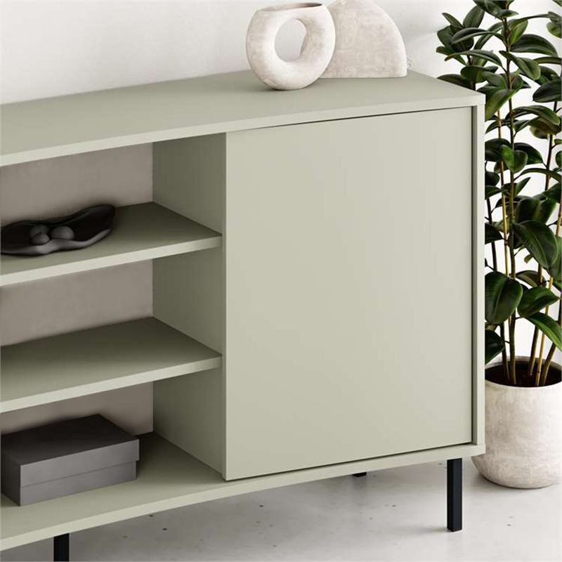 Μπουφές Frem Megapap χρώμα ash green 150x40x81εκ. Μπουφές Frem Megapap χρώμα ash green 150x40x81εκ.